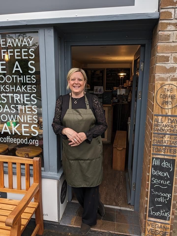 Jeni Wood, owner of The Coffee Pod